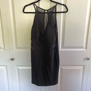 dakota formal one shoulder swiss dot dress Windsor Dakota Formal One-Shoulder Swiss Dot Dress